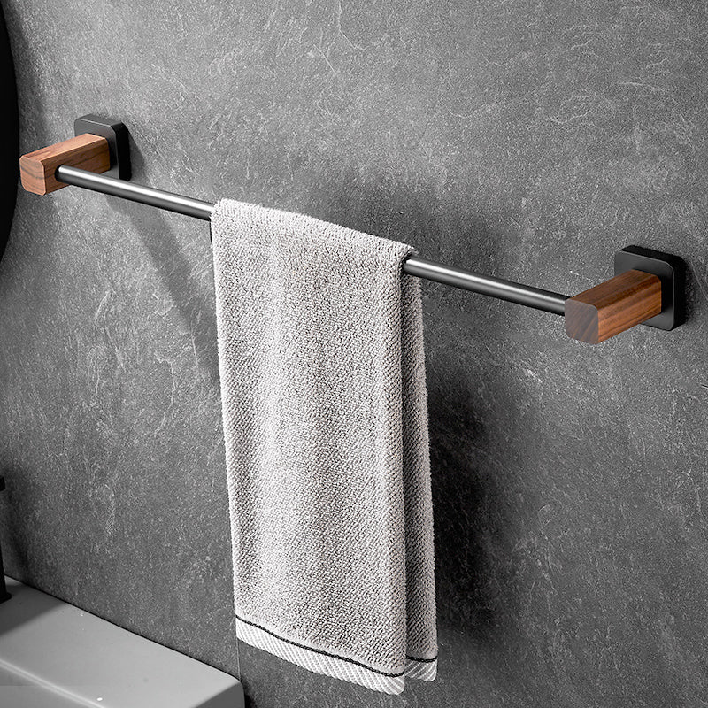 Rynx | Modern black bathroom set bathroom shelf towel bar bathroom accessories set