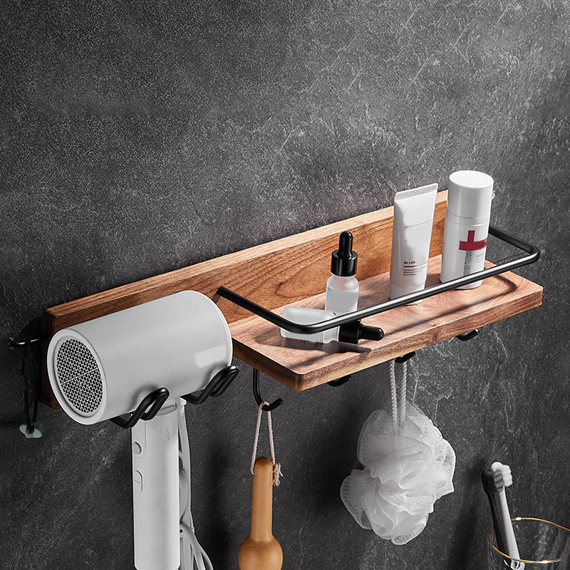 Rynx | Modern black bathroom set bathroom shelf towel bar bathroom accessories set