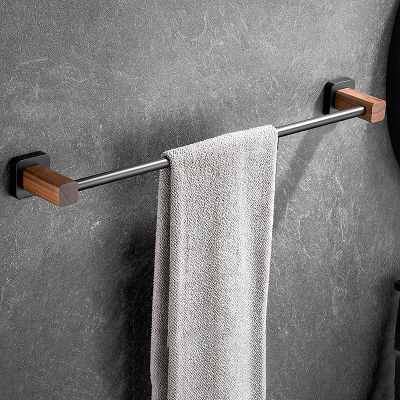 Rynx | Modern black bathroom set bathroom shelf towel bar bathroom accessories set