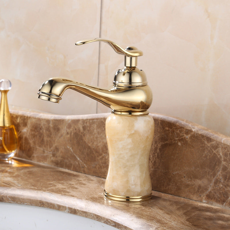Rynx | Luxury Vessel Faucet Brass Lever Handles Low Arc Sink Faucet