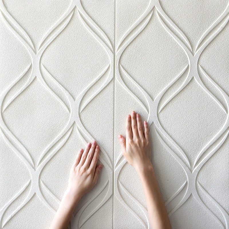 Rynx | Contemporary waterproof wall planks striped brick bedroom wall panels
