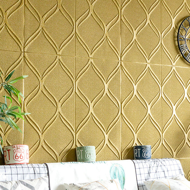 Rynx | Contemporary waterproof wall planks striped brick bedroom wall panels