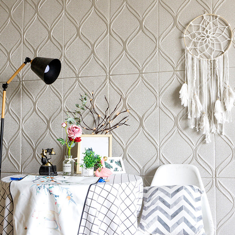 Rynx | Contemporary waterproof wall planks striped brick bedroom wall panels