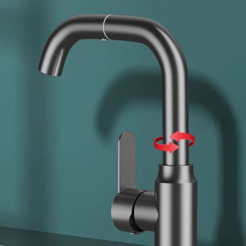 Rynx | Modern Basin Mixer Bathroom Faucet Brass Lever Swivel Spout Basin Mixer