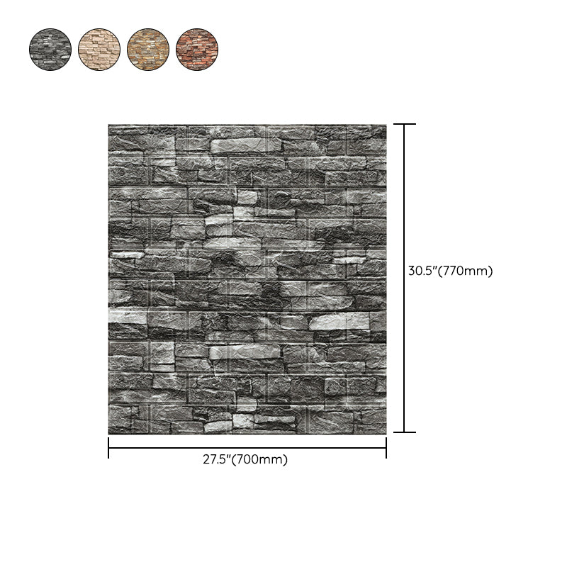 Rynx | Industrial Wall Panel 3D Brick Bathroom Living Room Wall Panels Set of 10