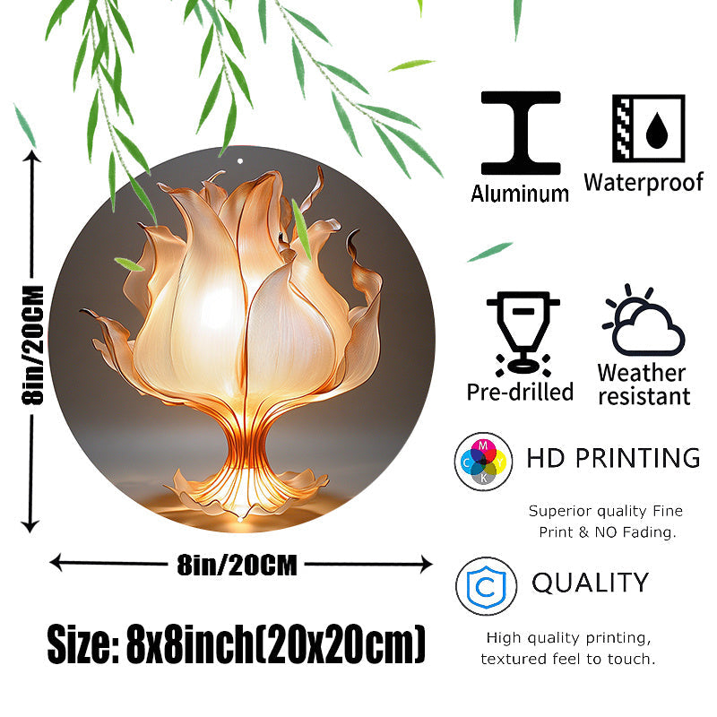 Rynx | LotusLamp - Aluminum Flower Table Lamp with LED Light