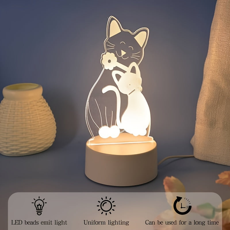 Rynx | GlowPair - Art Deco Dimmable Cat Night Light