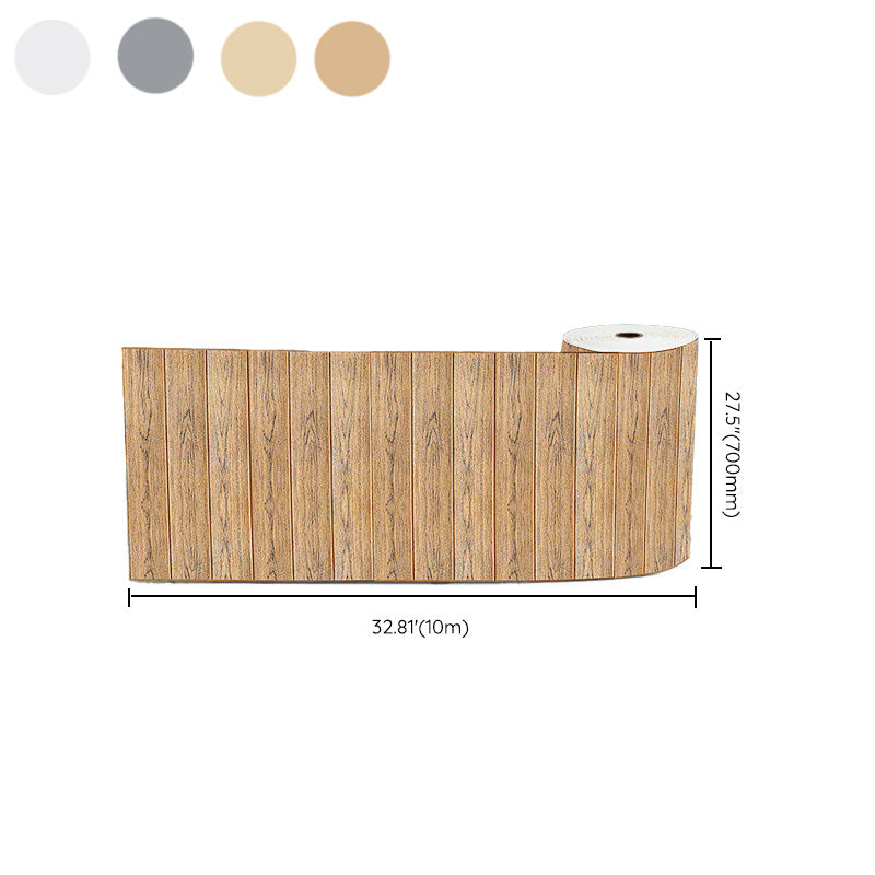 Rynx | Industrial Tin Backsplash Panel Smooth Wall Ceiling Wood Grain Design
