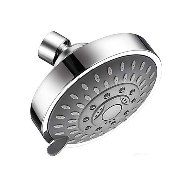 Rynx | Modern Standard 5 Settings Shower Head Round Metal Adjustable Spray Pattern Shower Head