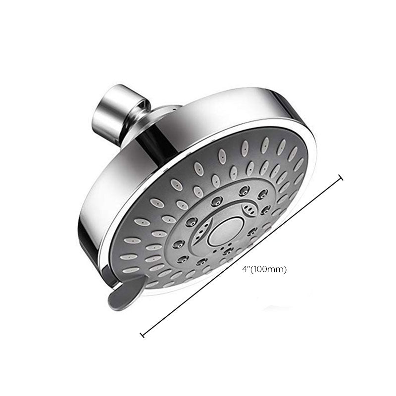 Rynx | Modern Standard 5 Settings Shower Head Round Metal Adjustable Spray Pattern Shower Head