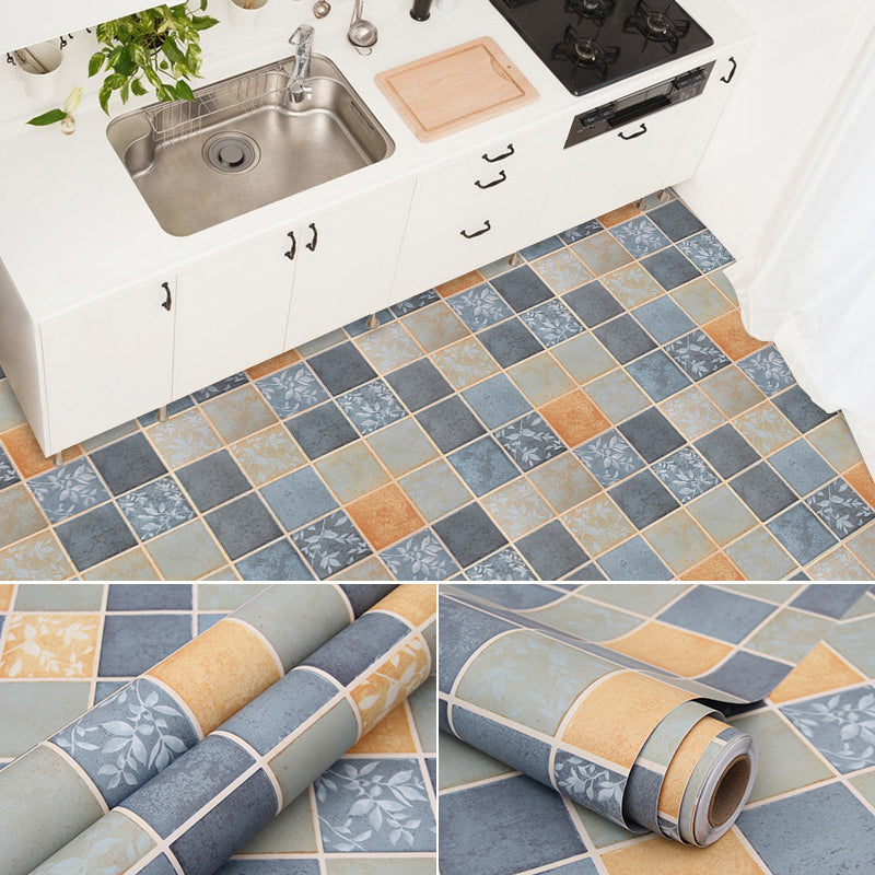 Rynx | Modern PVC Floor Geometric Pattern Peel and Stick Vinyl Plank Floor