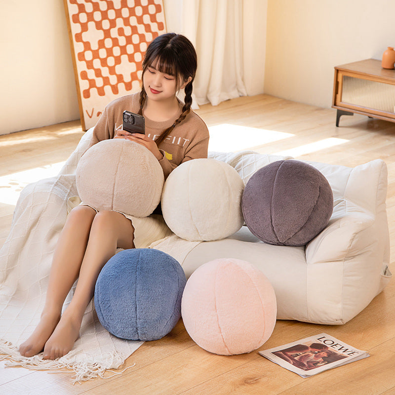 Rynx | Cute Fur Ball Plush Toy Pillow