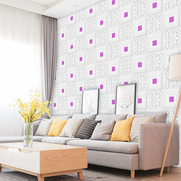 Rynx | Modern Tin Back Wall Covering Smooth Wall Ceiling XPE Cotton Set of 1