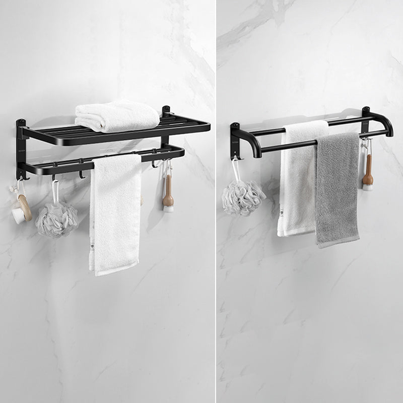 Rynx | Matte black bathroom accessory set Modern bathroom accessory hardware set