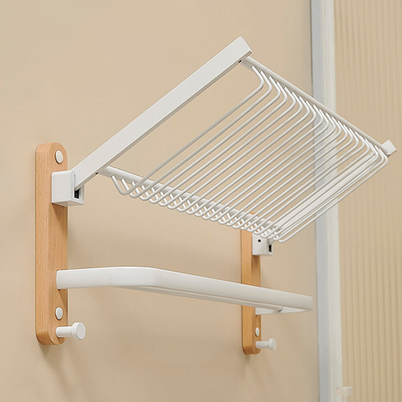 Rynx | Aluminium and Wood Bath Accessories Set White Bathroom Accessories Kit