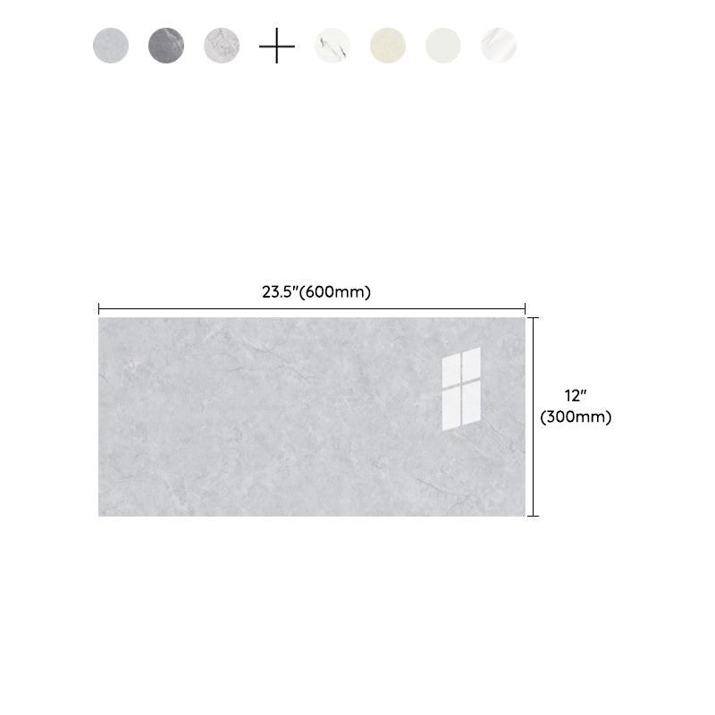 Rynx | 12" X 23" PVC rectangular Peel and Stick wall tile kitchen and bath backsplash