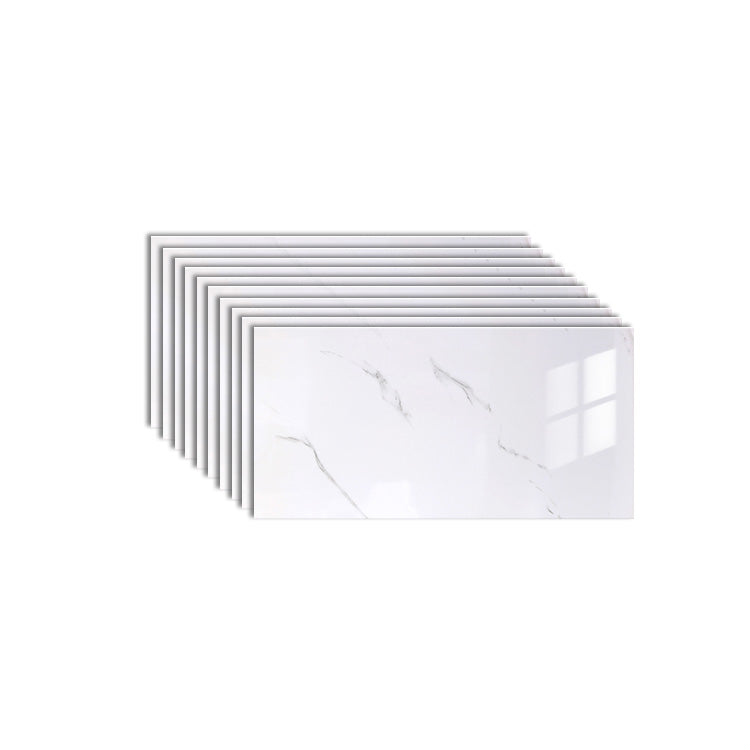Rynx | 10-Pack PVC rectangular Peel-and-Stick wall tile kitchen and bathroom backsplash