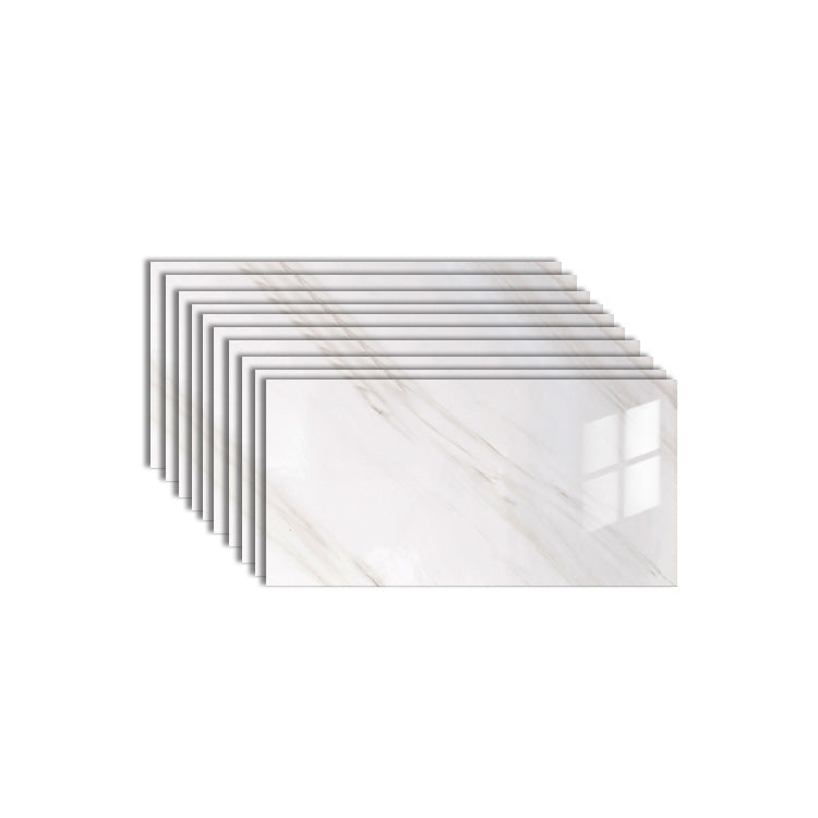 Rynx | 10-Pack PVC rectangular Peel-and-Stick wall tile kitchen and bathroom backsplash