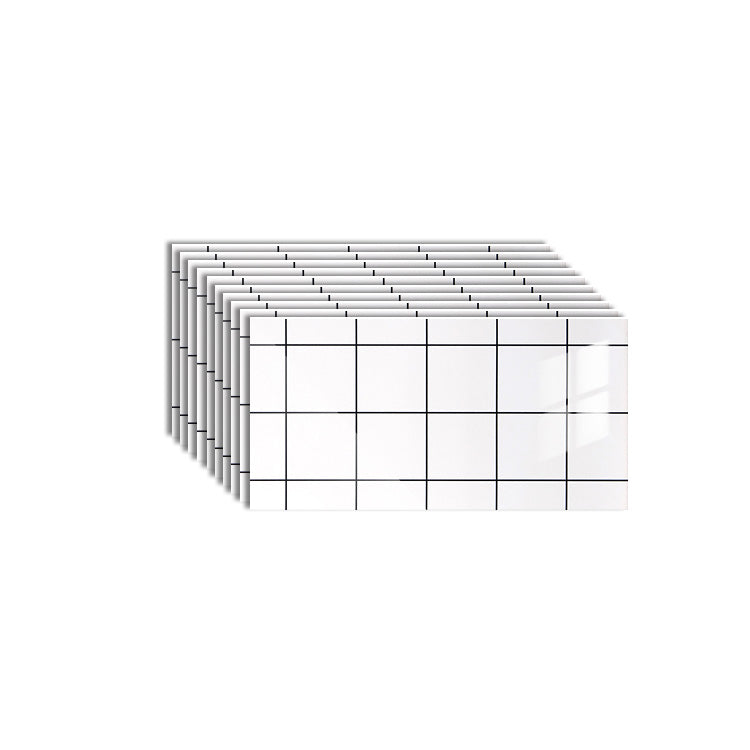 Rynx | 10-Pack PVC rectangular Peel-and-Stick wall tile kitchen and bathroom backsplash