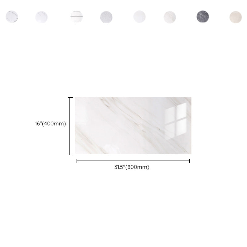 Rynx | 10-Pack PVC rectangular Peel-and-Stick wall tile kitchen and bathroom backsplash