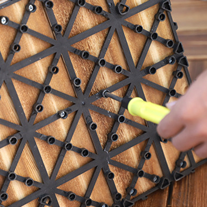 Rynx | Pine Floor Tile Water Resistant Click-Lock Traditional Wood Floor for Living Room