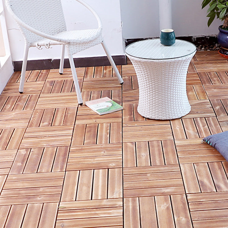 Rynx | Pine Floor Tile Water Resistant Click-Lock Traditional Wood Floor for Living Room