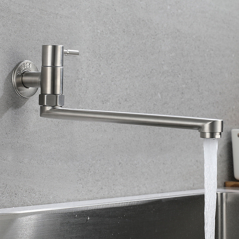 Rynx | Kitchen faucet pot filling valve single handle swivel stainless steel kitchen faucet