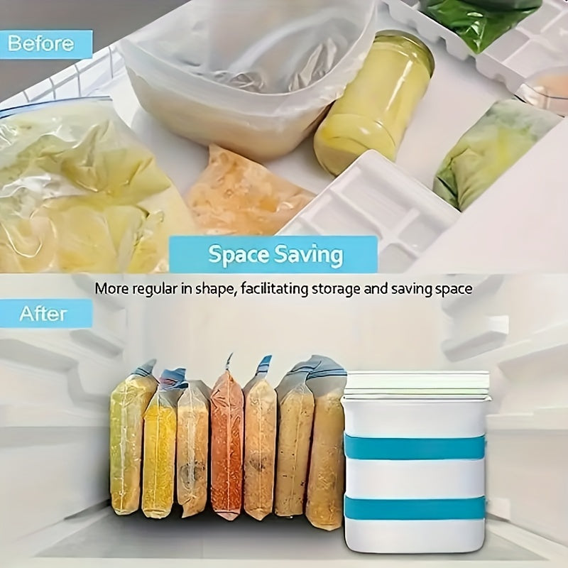Rynx | Versatile Freezer Food Block Maker - Ideal for Leftovers, Soups, Sauces and Smoothies - Durable ABS Material Kitchen Gadget