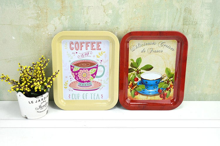 Rynx | 6Pcs Retro Metal Tray