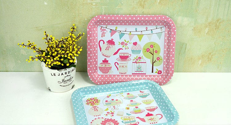 Rynx | 6Pcs Retro Metal Tray