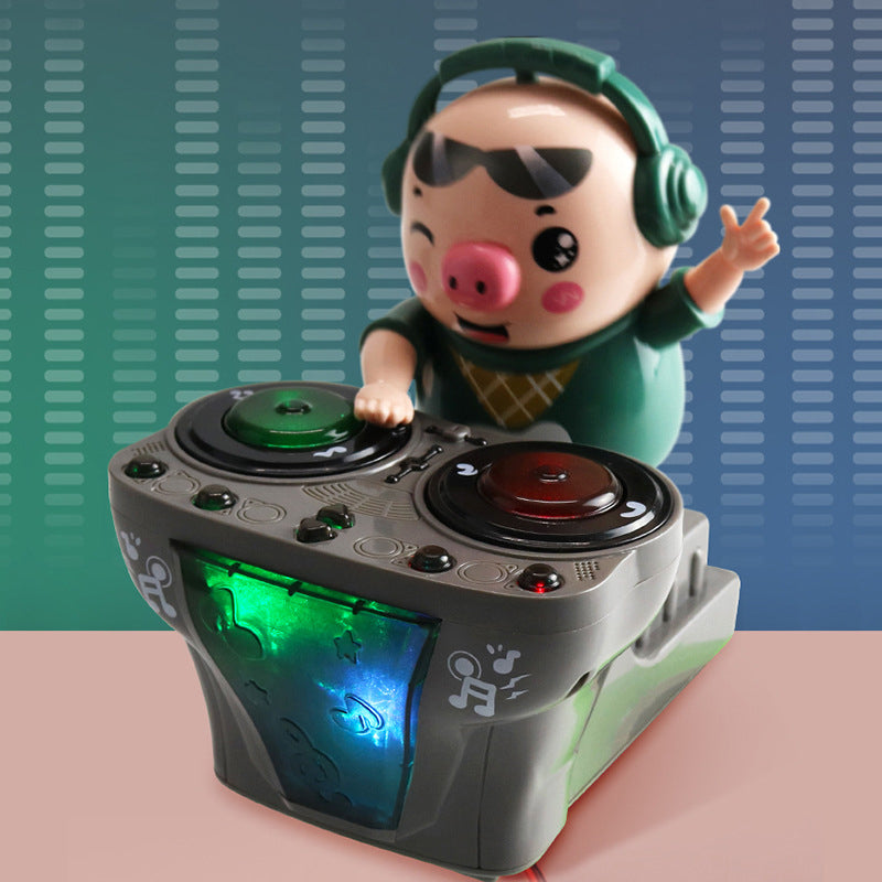 Rynx | DJ swinging pig toy