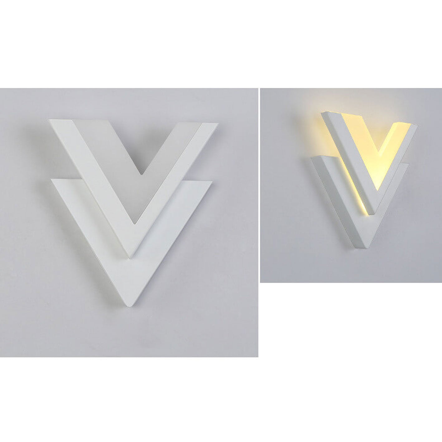 Rynx | Minimalist V-shaped LED wall lamp