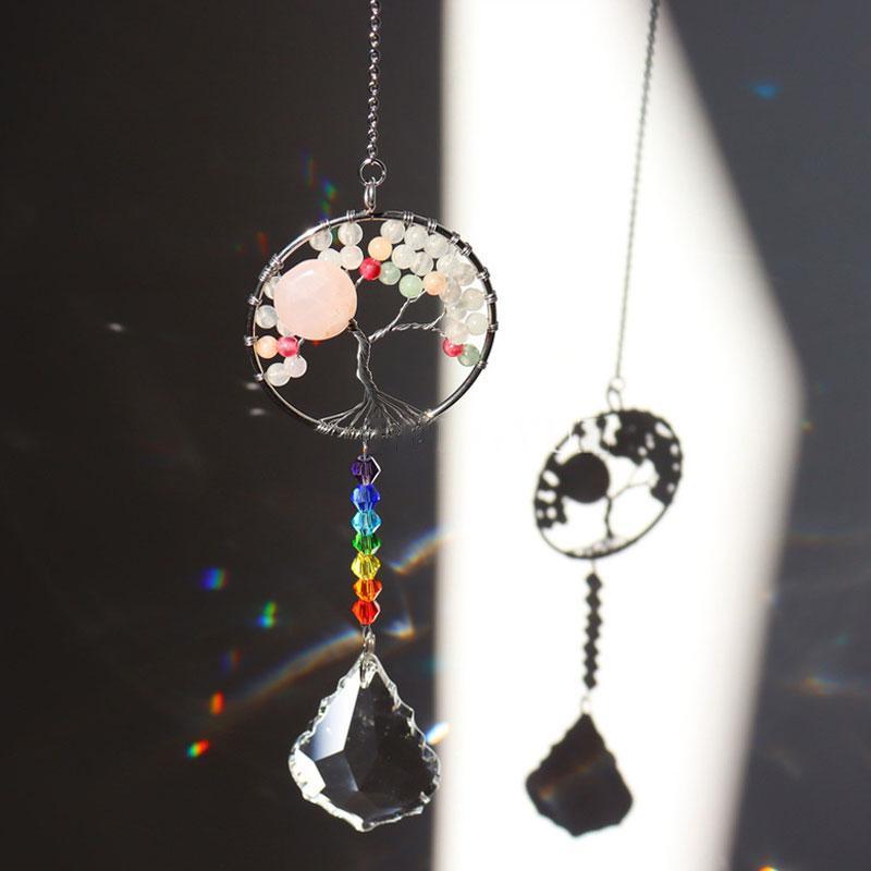 Rynx | Crystal Wind Chime Tree of Life Dreamcatcher