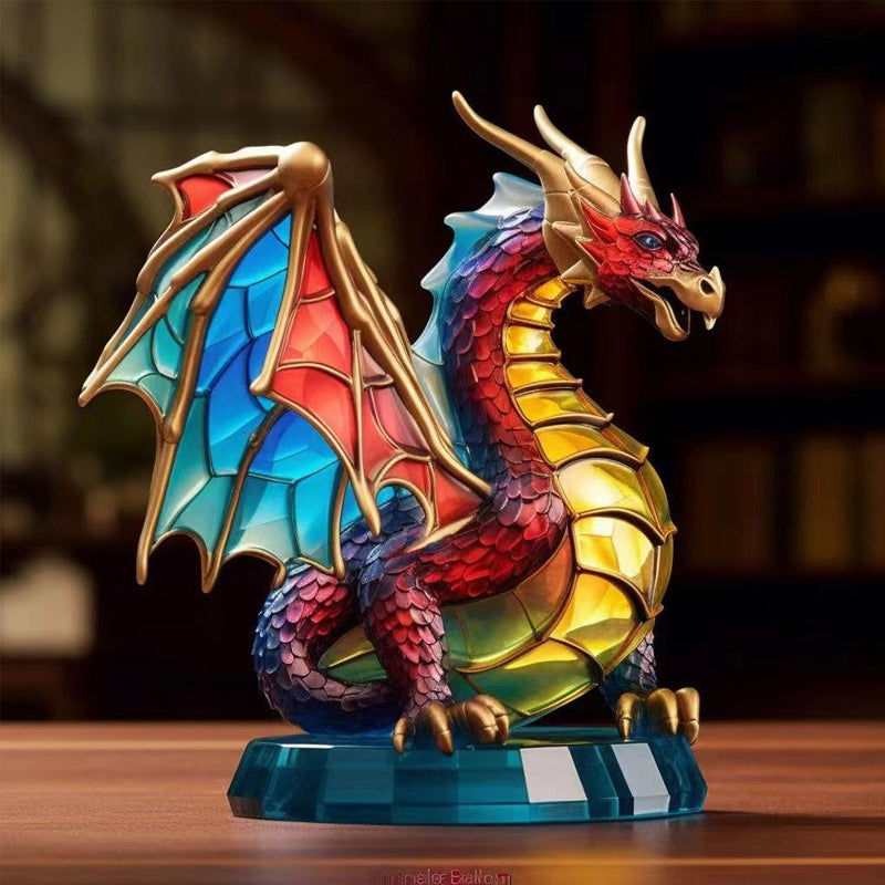 Rynx | Wildlife Art With Base Wildlife Desk Decorations Dragons