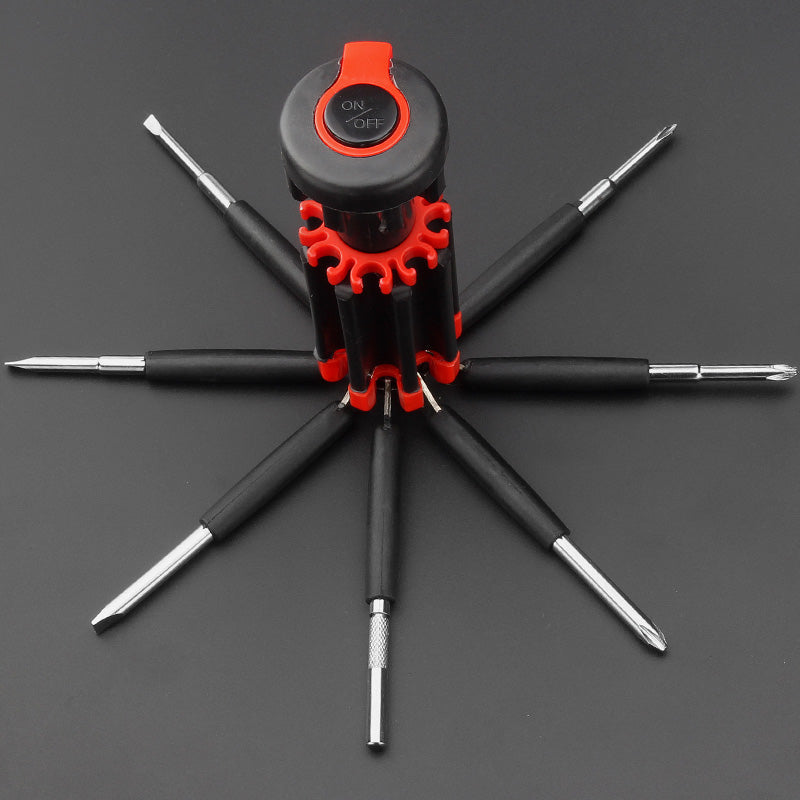 Rynx | 8-in-1 screwdriver with LED flashlight