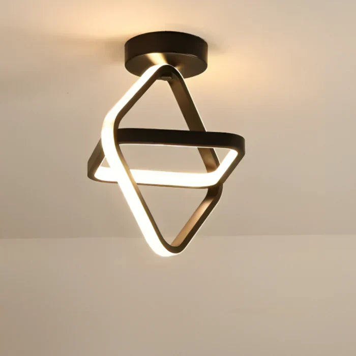 Rynx | Modern LED ceiling lamp with double ring design - Twilight Rings