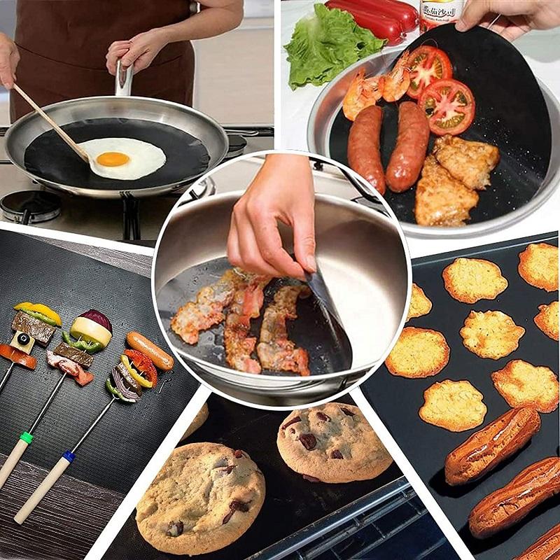 Rynx | New Cuttable Non-Stick Bbq Grill Mats With Cutting Box