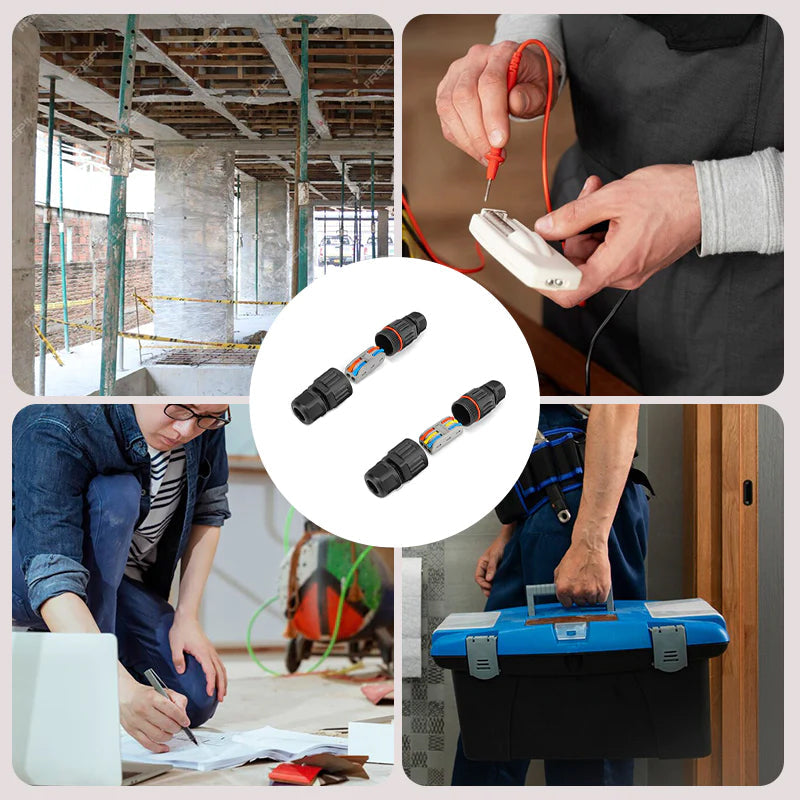 Rynx | Weatherproof electric cable connector for outdoor use