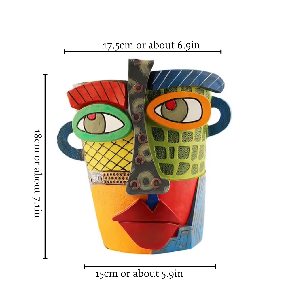 Rynx | Abstract Face Flower Pot