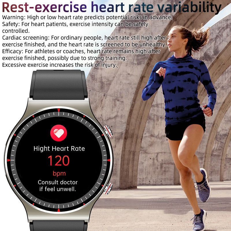 RYNX | Cfda Ekg Blood Oxygen Heart Rate Health Monitoring Smart Watch