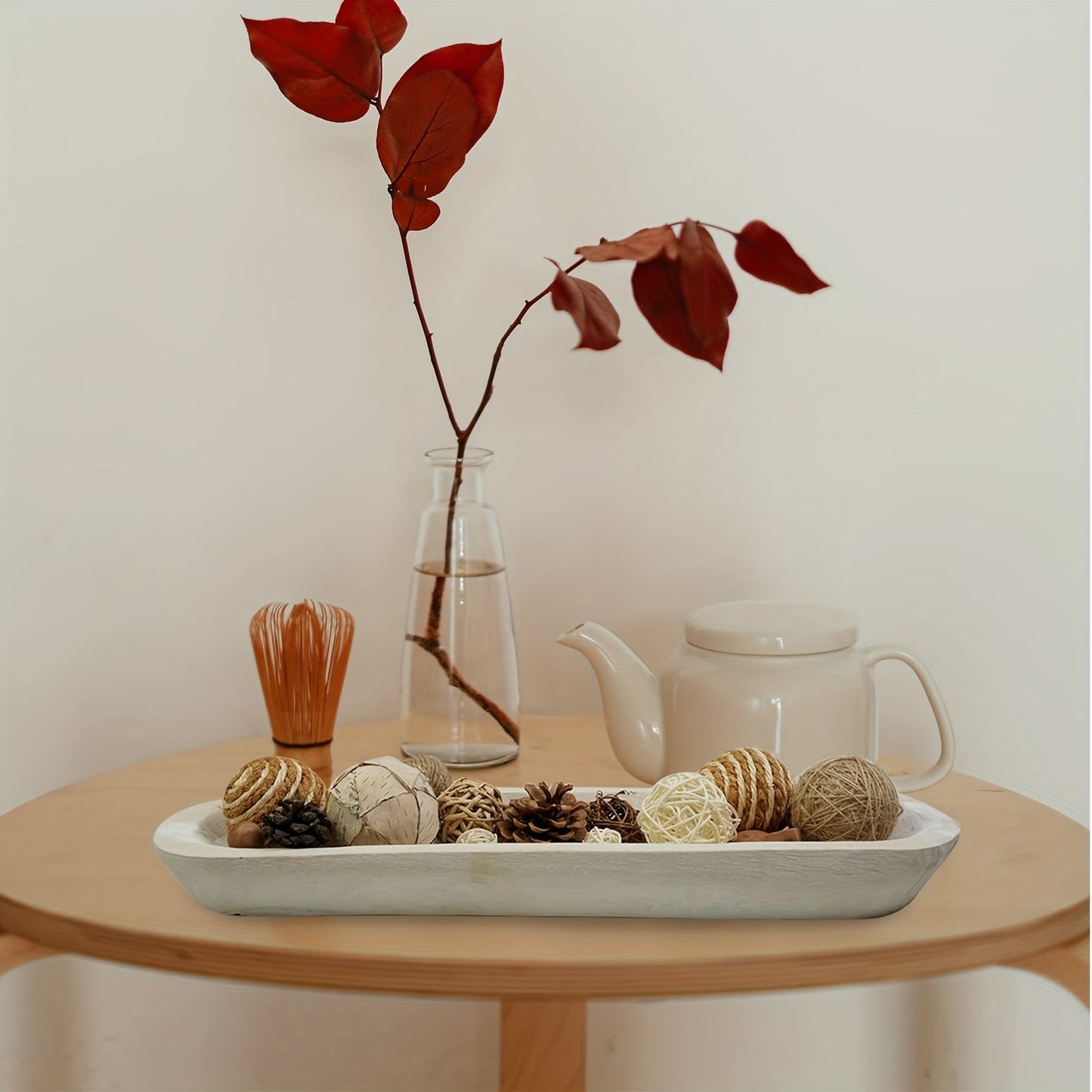 Rynx | WoodServe-dough bowl - Hand-carved wooden decorative bowl for table decor