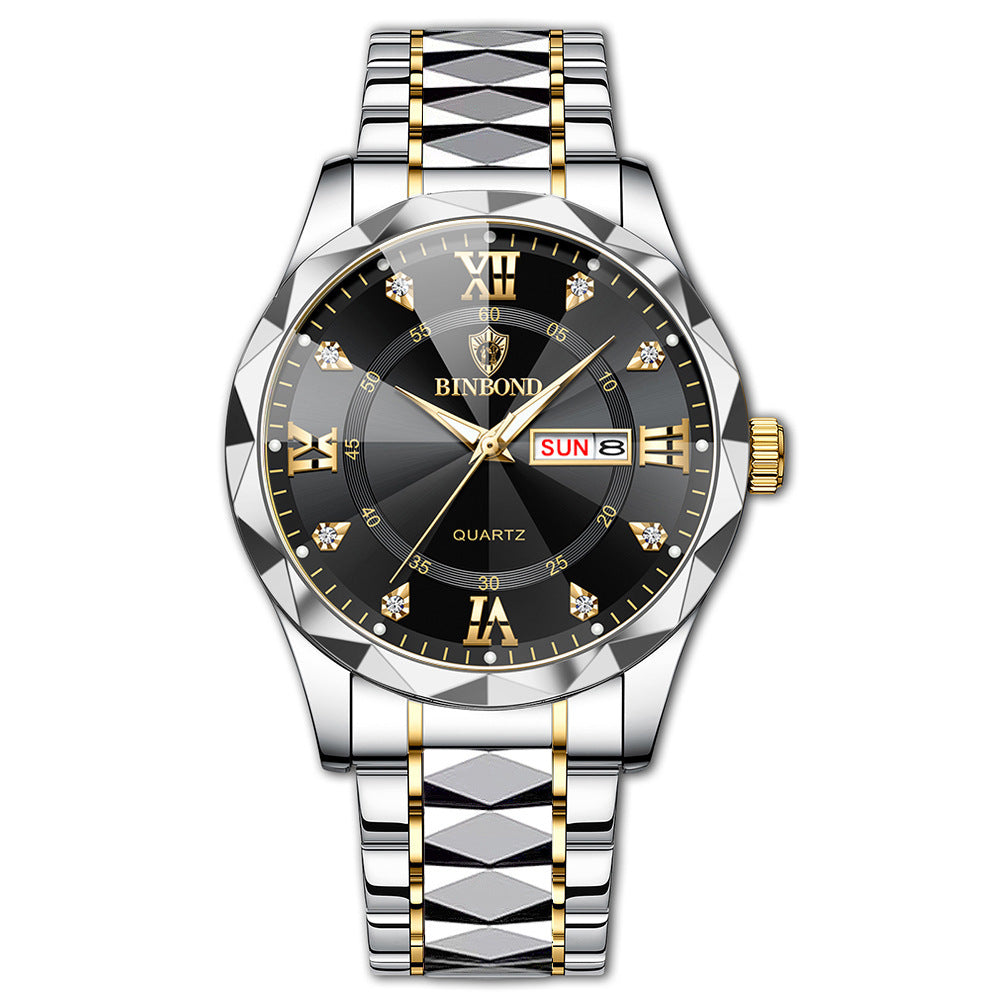 Rynx | Waterproof Luminous Dual Calendar Watch Men