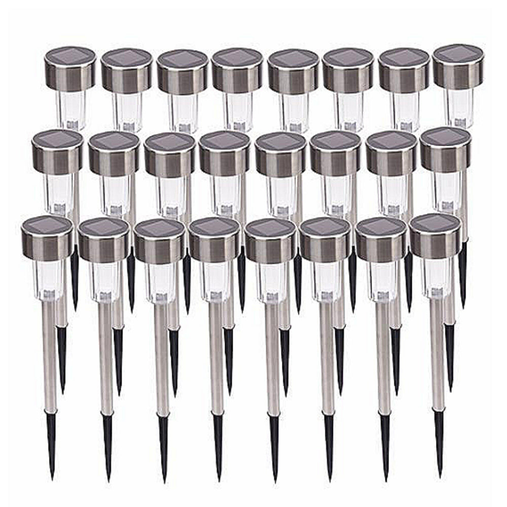 Rynx | Stainless Steel Outdoor Solar Light for Path - Waterproof, LED Landscape Lighting Solar Powered Lights Solar Garden Lights for Walkways Patio Garden