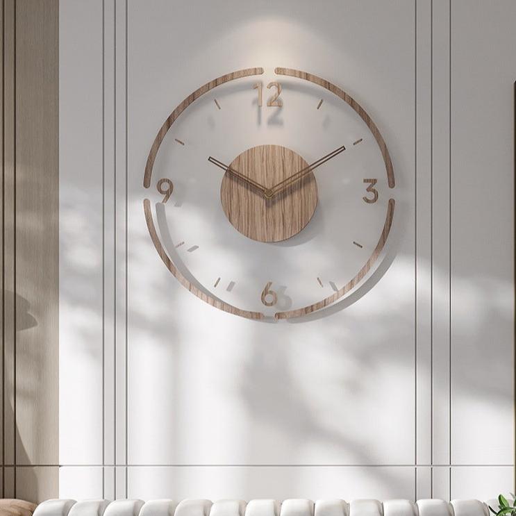 RYNX | Nordic – Decorative Clock In Solid Wood, 35 Cm