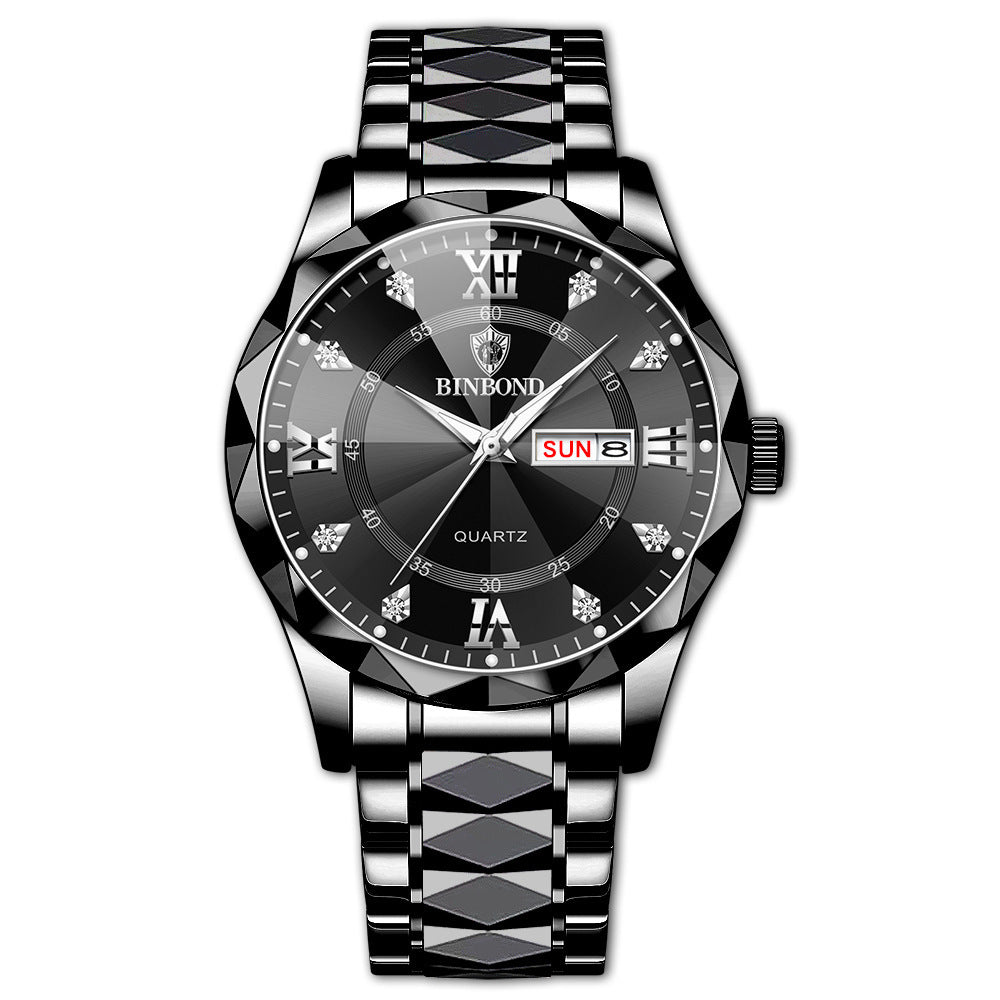 Rynx | Waterproof Luminous Dual Calendar Watch Men