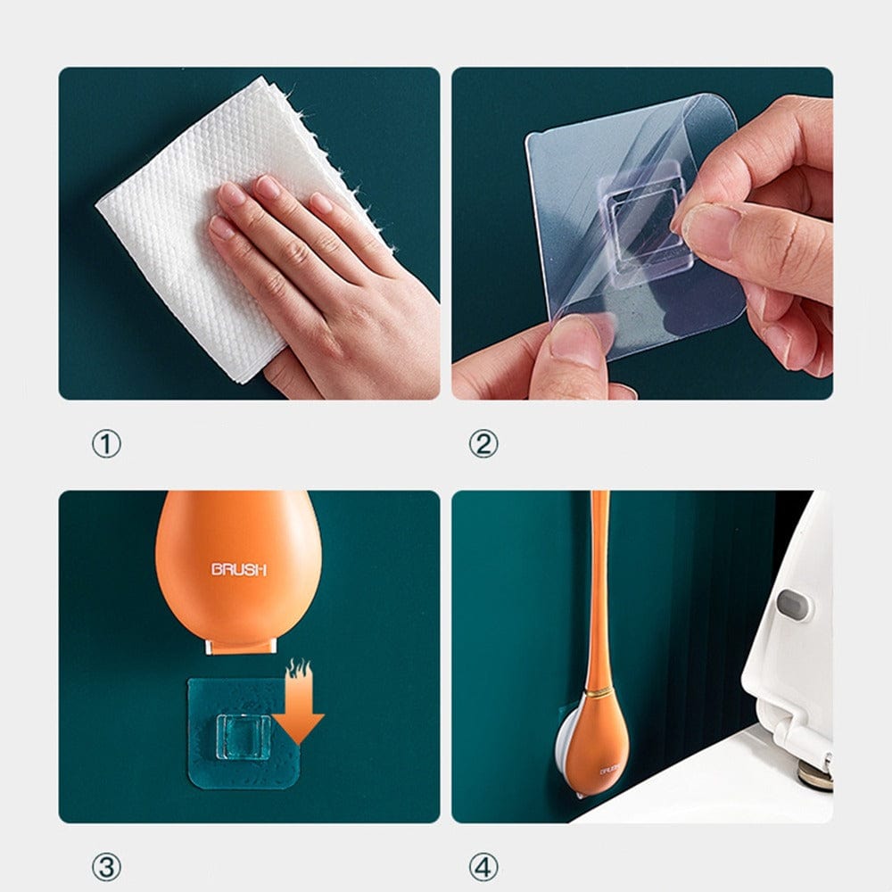 RYNX | Modern Flexible Silicone Toilet Brush