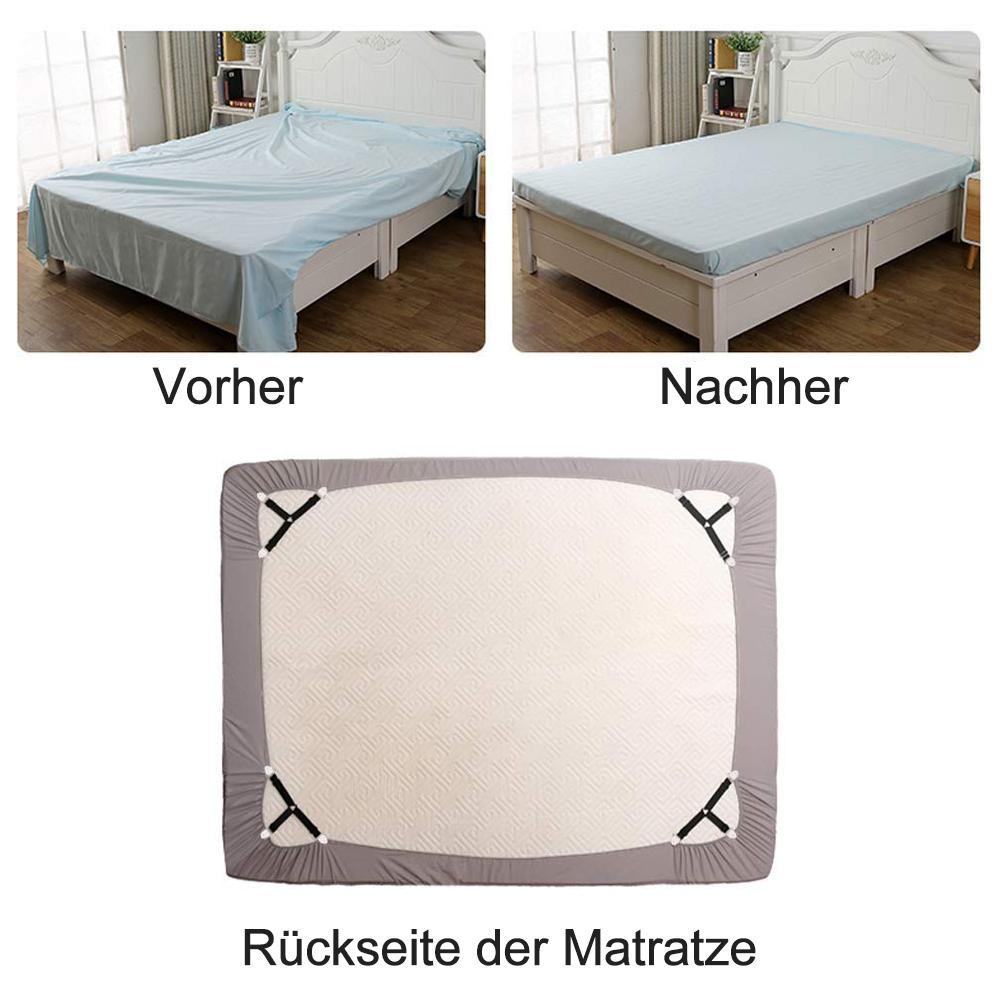 Rynx | Bed sheet fasteners, 8 adjustable triangle rubber bands