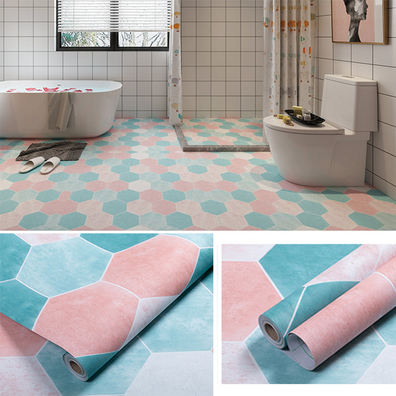 Rynx | Modern PVC Flooring Self-adhesive Geometrically Printed Low Gloss Vinyl Floor Planks