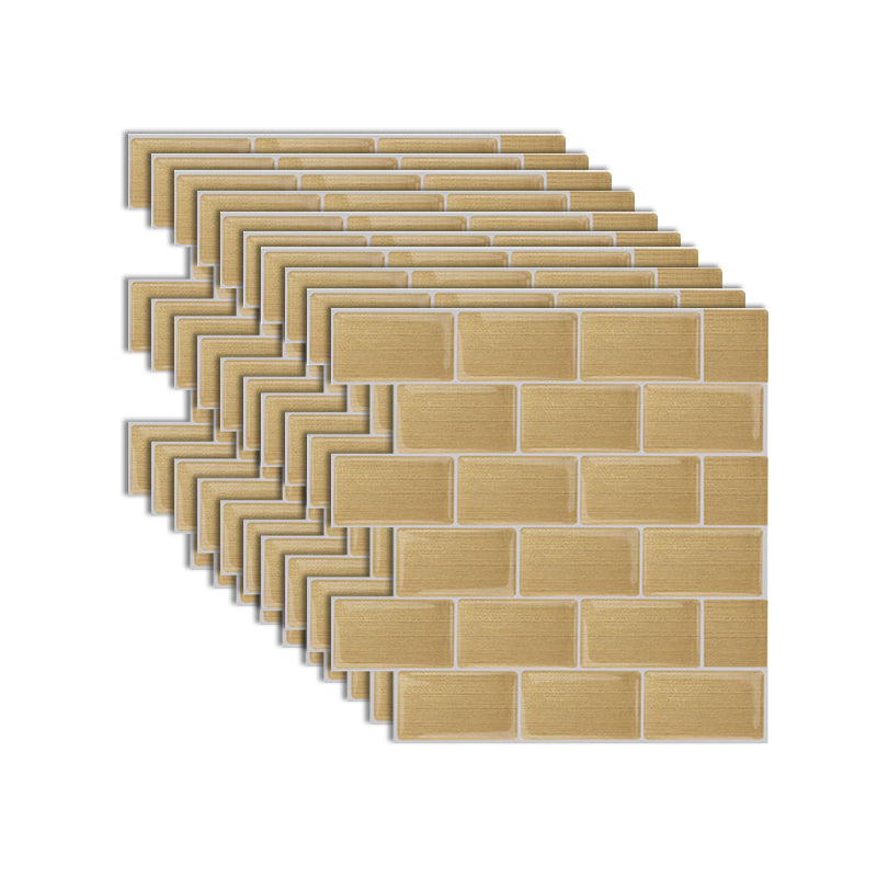 Rynx | Modern Peel & Stick Mosaic Tile PVC Herringbone Peel and Stick Wall Tile