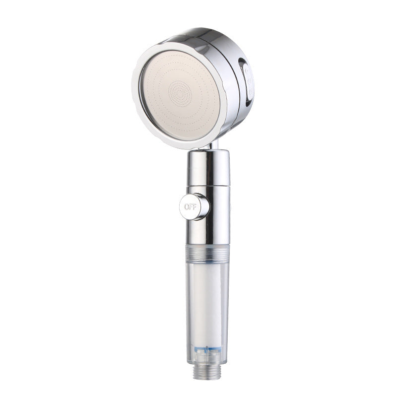 Rynx | Modern Handheld Showerhead 3 Spray Round Metal Shower Heads